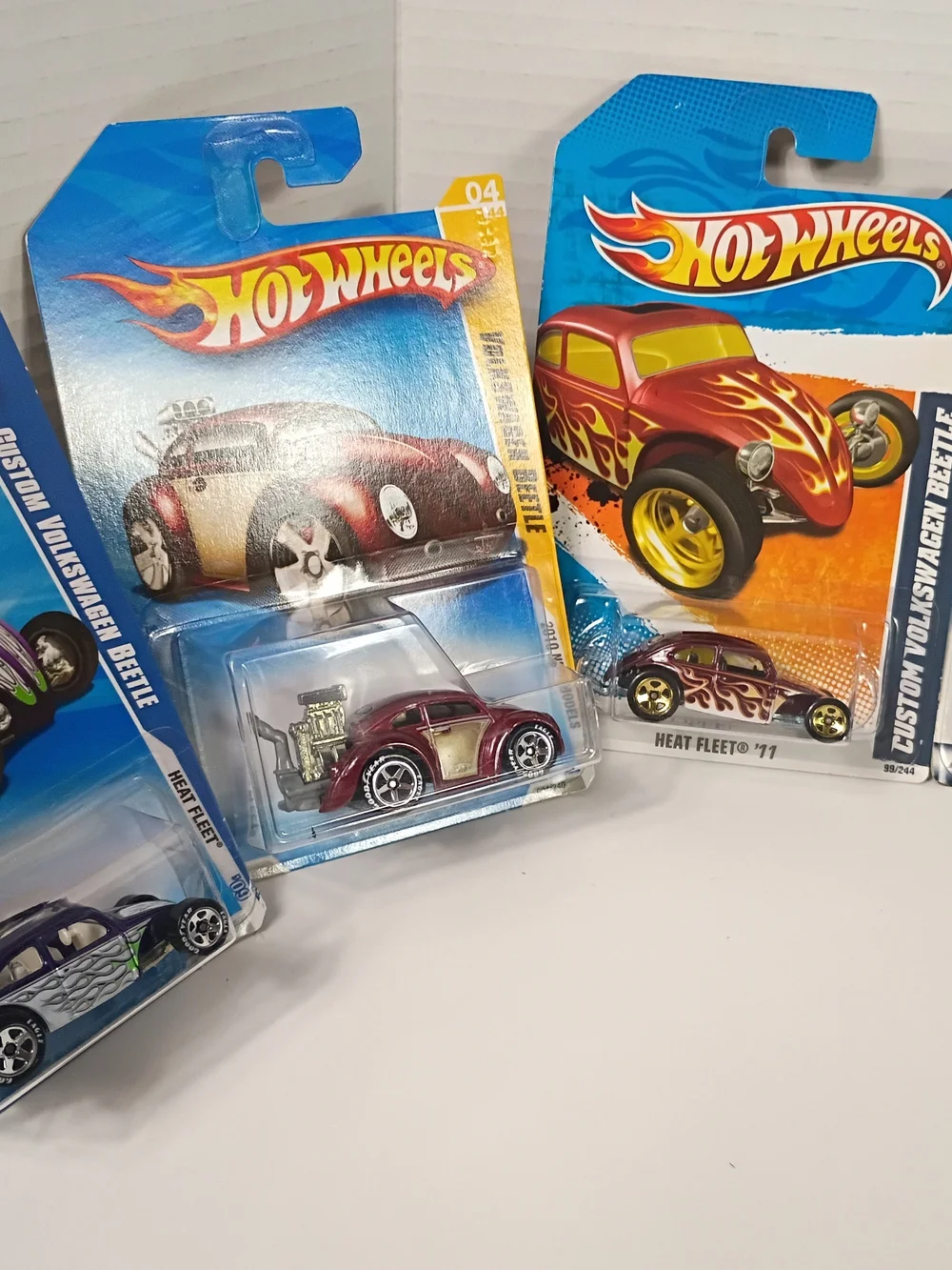 7 Hot Wheels Beatles Volkswagen Bran New